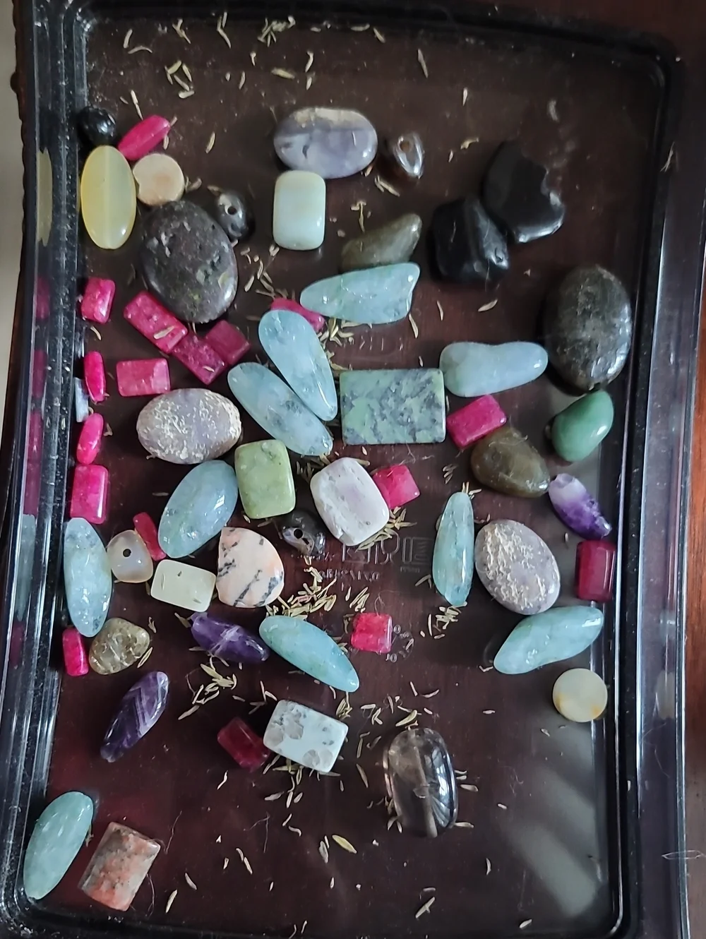Bead & Gemstone Sorting Tray - Black Jewelry Organizer